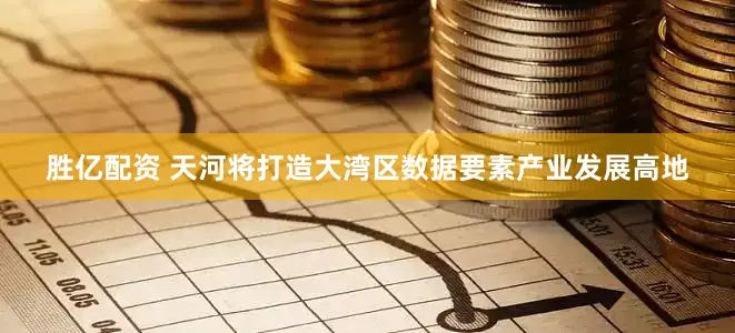 胜亿配资 天河将打造大湾区数据要素产业发展高地